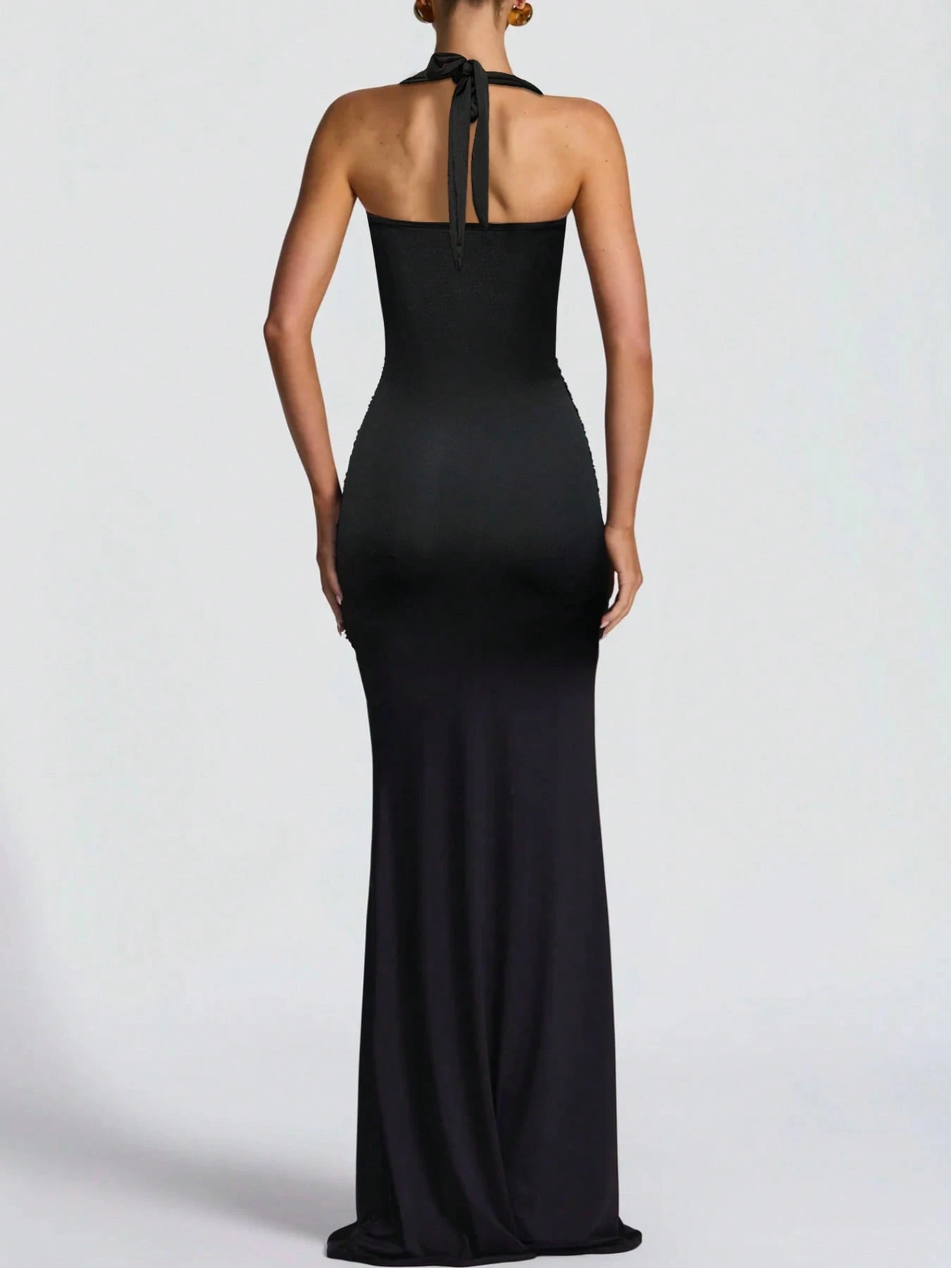 Black Bodycon Maxi Dress