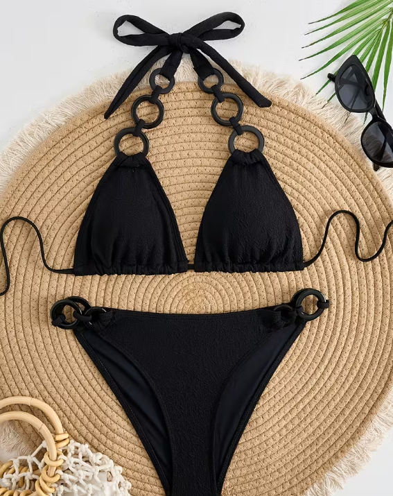 Black Halter Bikini