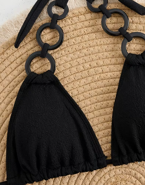Black Halter Bikini