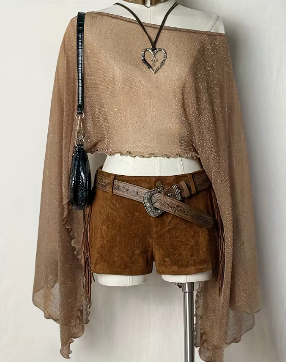 Glitter Beach Poncho