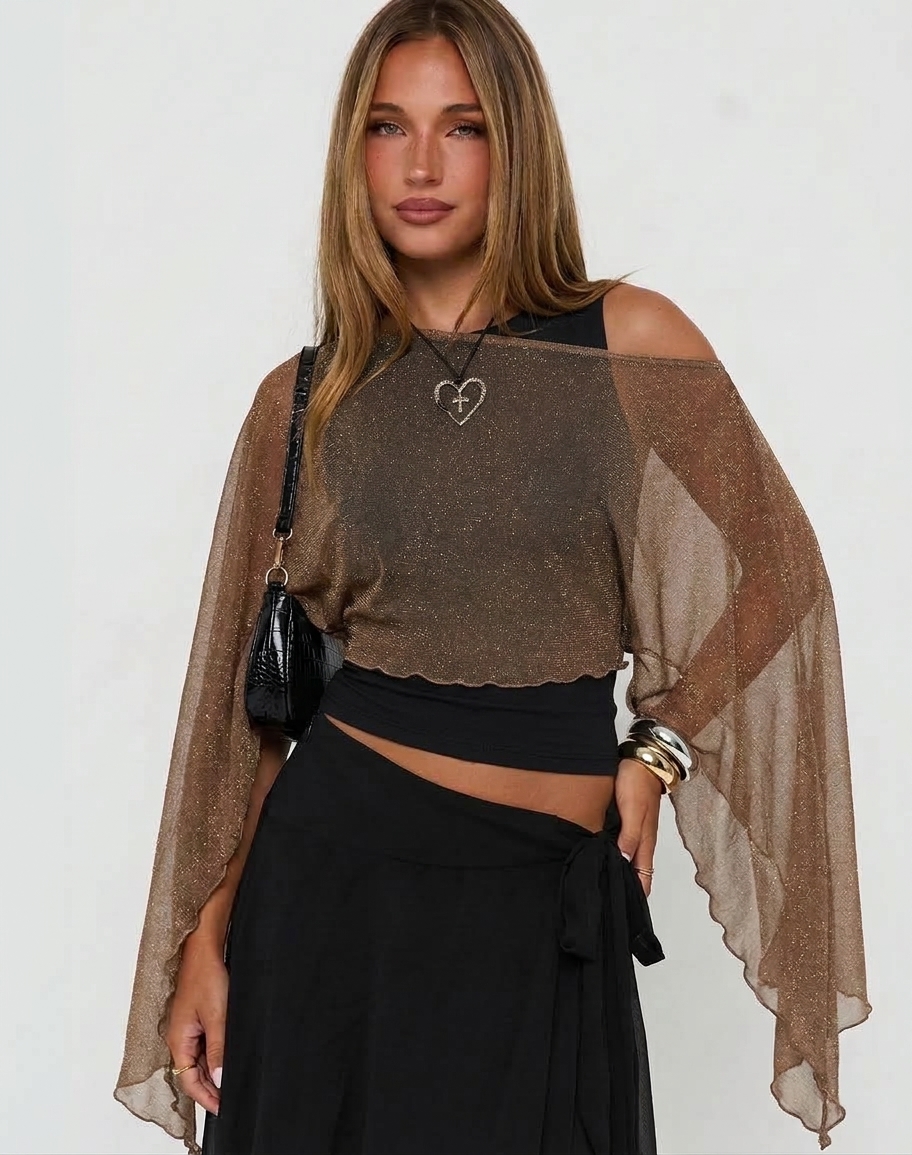 Glitter Beach Poncho