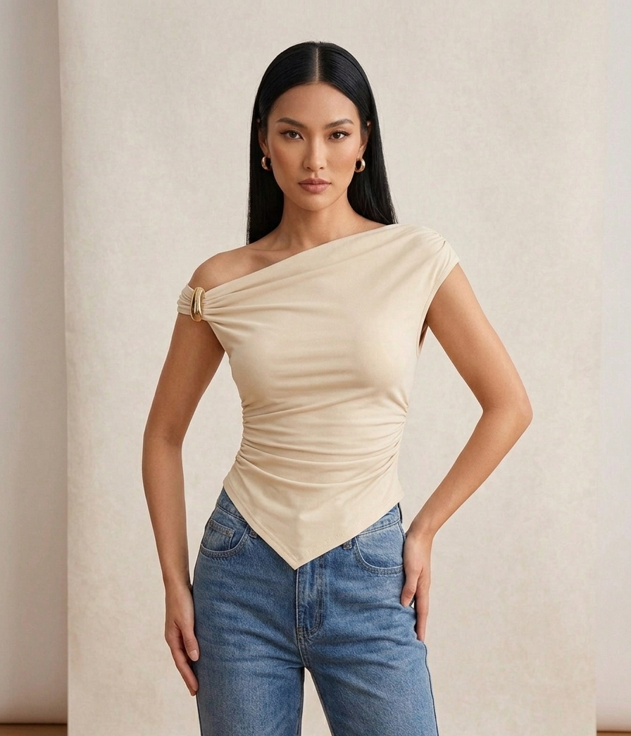 One Shoulder Blouse