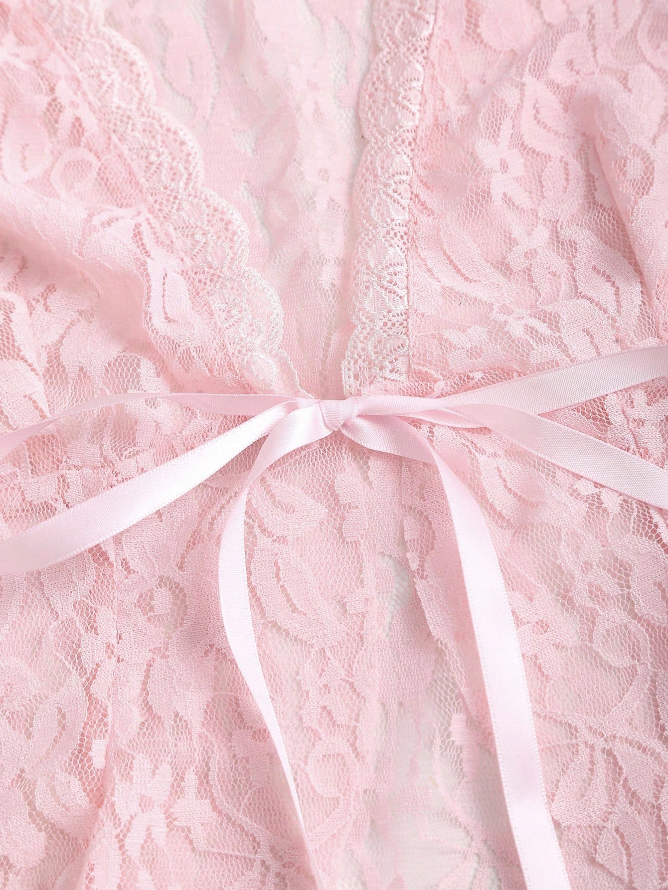 Pink Lace Cardigan