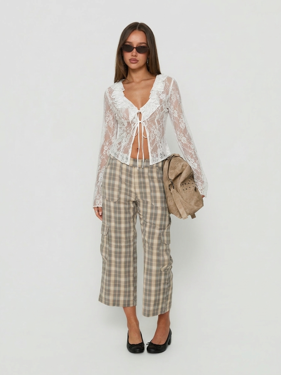 White Lace Cardigan